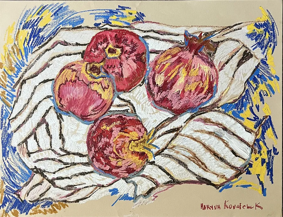 Image of Colors of autumn. by Maryna Kovalchuk, size: 19,5 x 25 inches, from Jacksonville, Fl, priced at $180 Photo 1 of 3.
