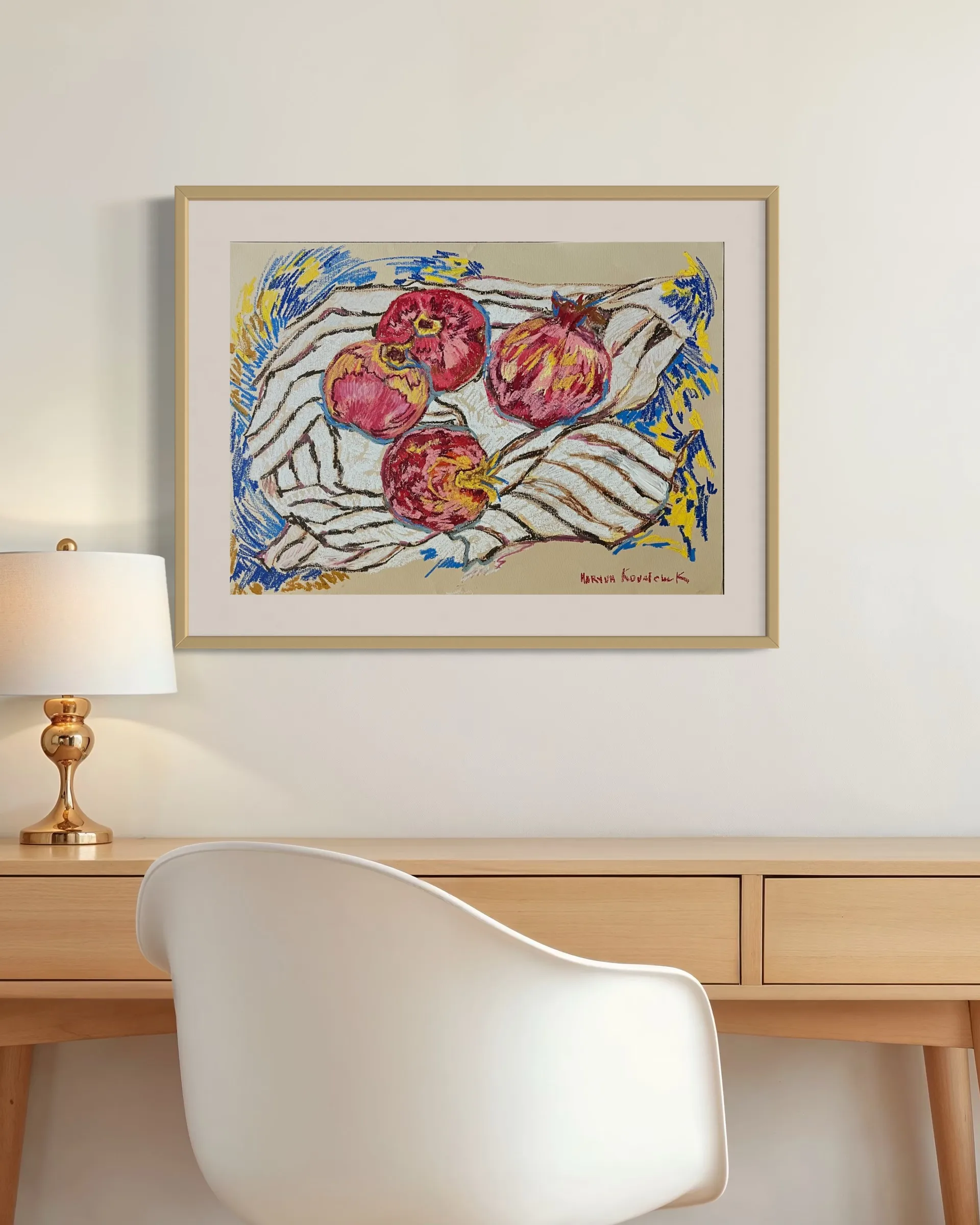 Image of Colors of autumn. by Maryna Kovalchuk, size: 19,5 x 25 inches, from Jacksonville, Fl, priced at $180 Photo 3 of 3.